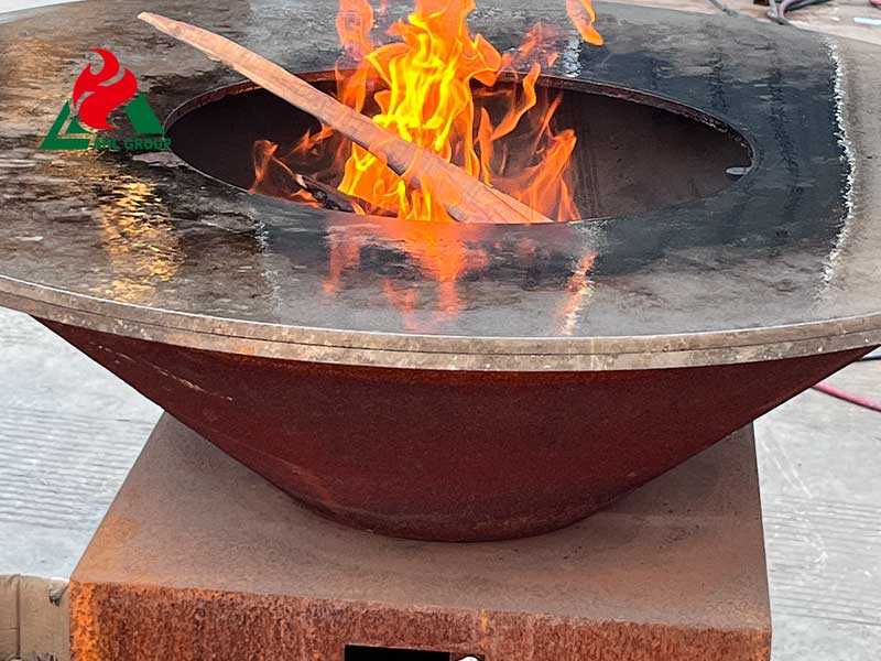 <h3>Buy Corten Steel Outdoor Fire Pit Grill in UK | Fire Pits For </h3>
